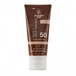 SPF 50 FACE+ SELF TANNER LOTION