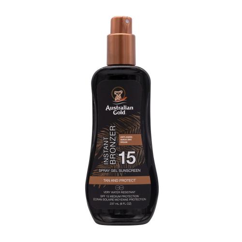 SPF 15 SPRAY GEL WITH BRONZER